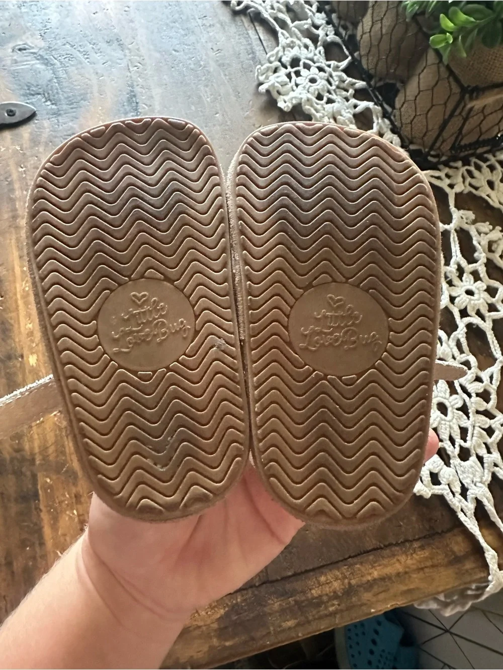 **$1 ADD ON**  Baby/Toddler White Leather Sandals - Adjustable Strap